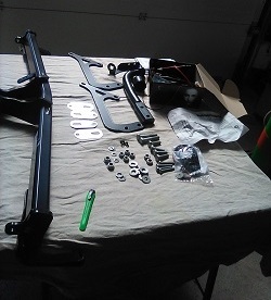 Bestandteile der Westfalia-Anh&auml;ngerkupplung Opel Grandland